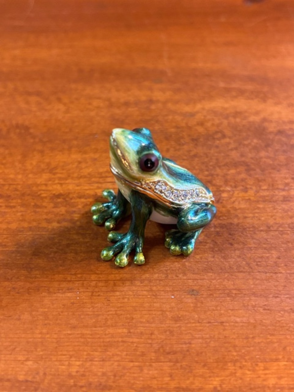 Jubilee Froggy Miniature Trinket Box